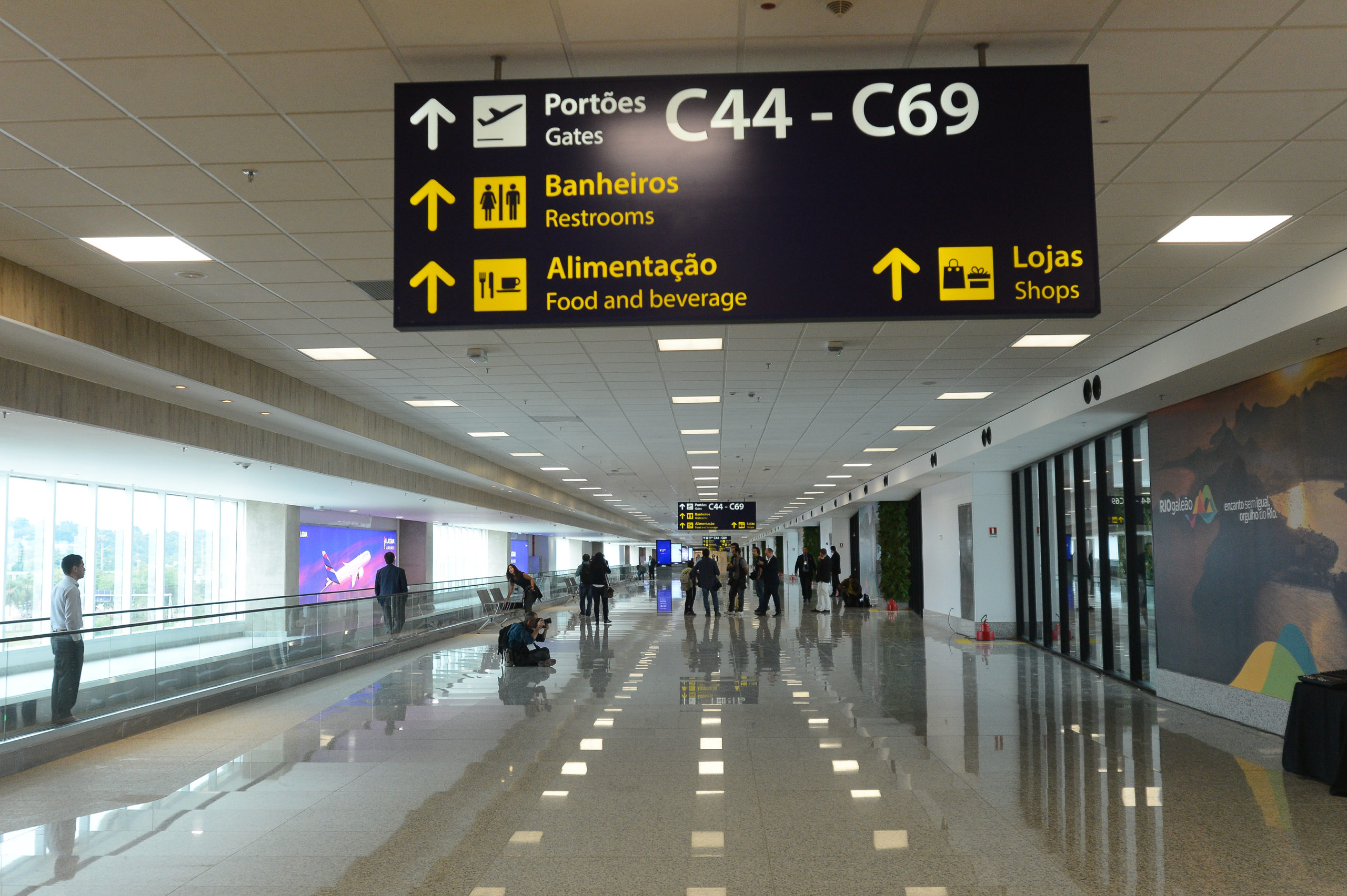 Inauguração do novo espaço do Aeroporto Tom Jobim