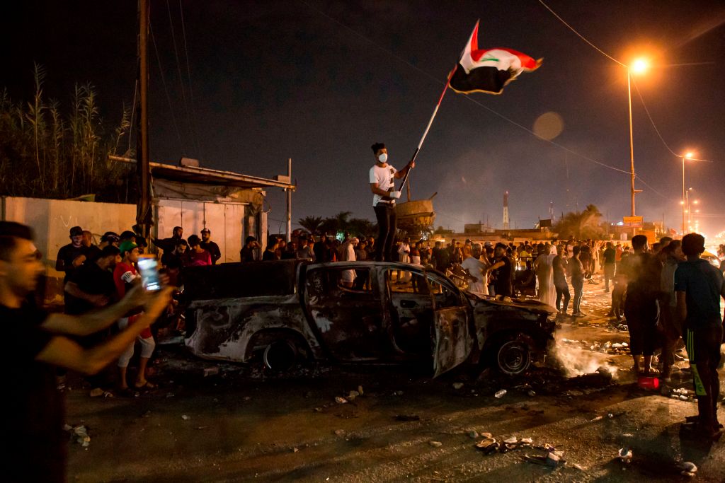 IRAQ-POLITICS-DEMO-UNREST
