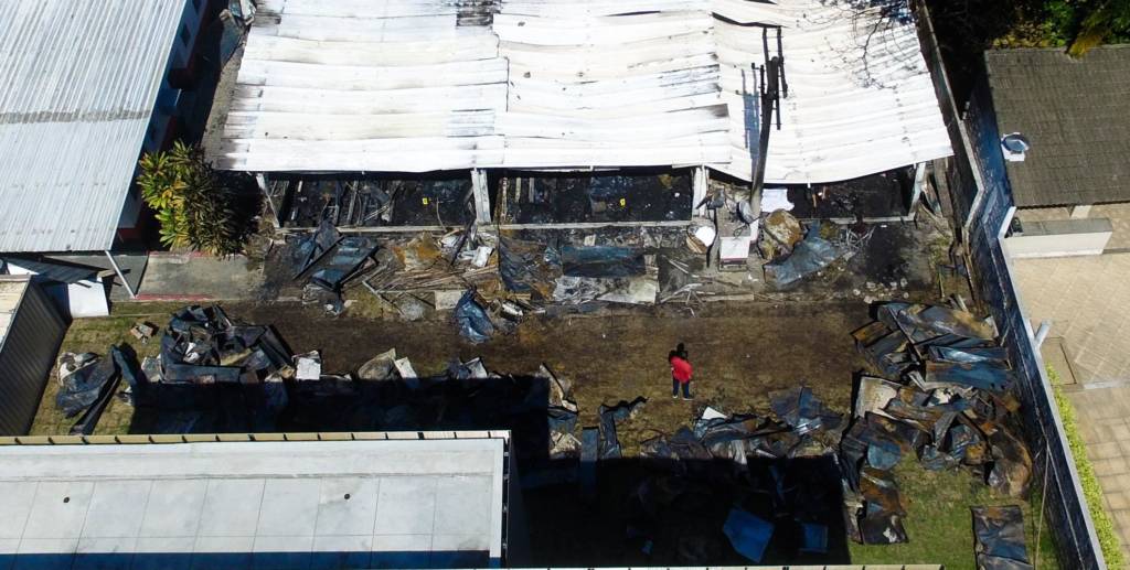 Incendio CT do Flamengo