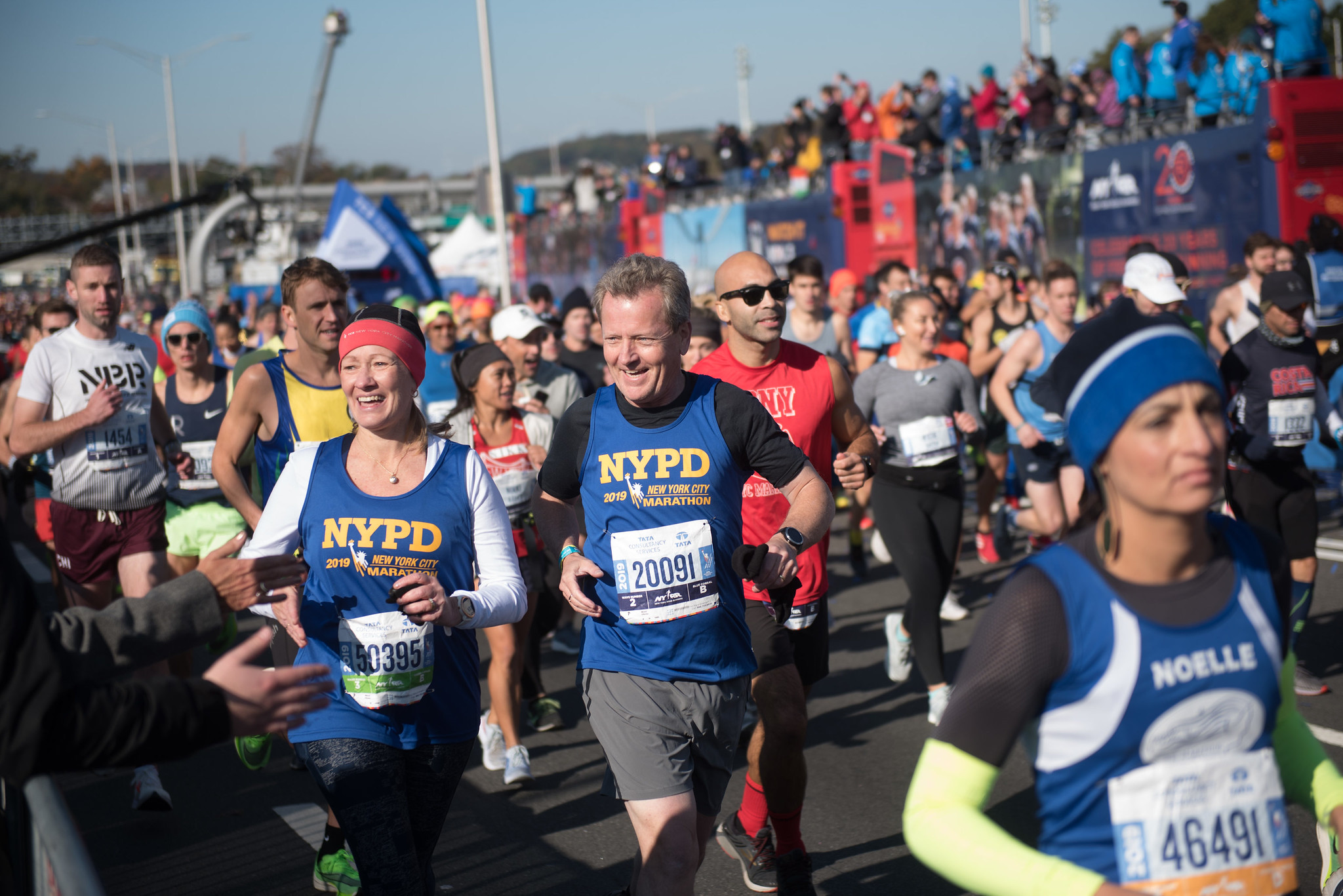 2019 TCS New York City Marathon on Staten Island