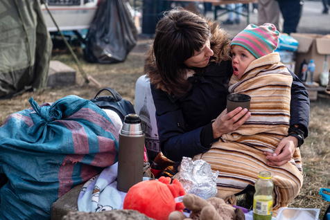 Ukrainian refugees in Poland