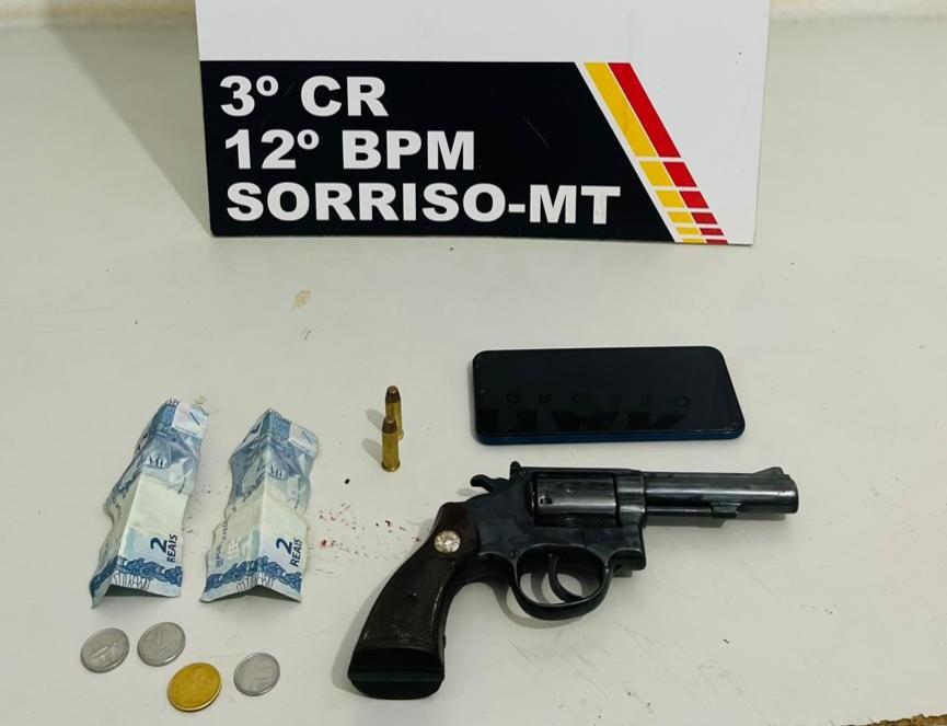 17.06 PM prende dupla por ameaça e porte ilegal de arma de fogo