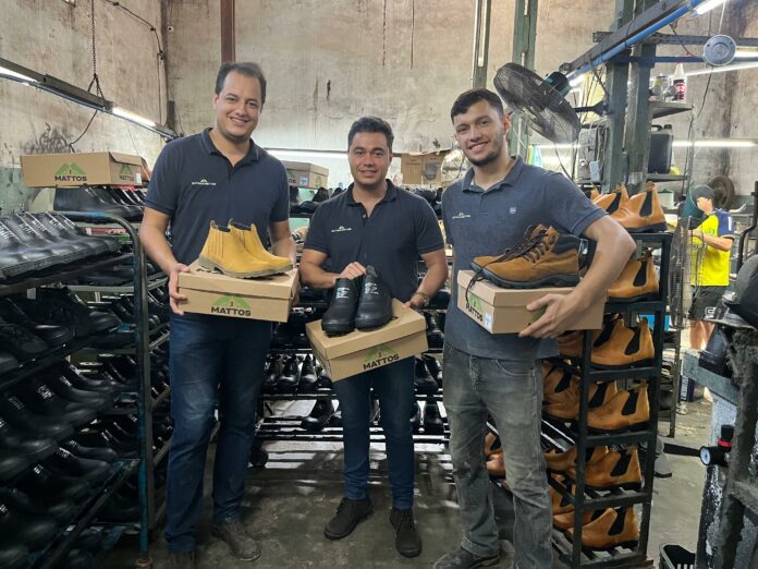 Os irmãos,Jefferson Mattos, João Rubens e Guilherme Mattos, terceira geração da Botina Mattos