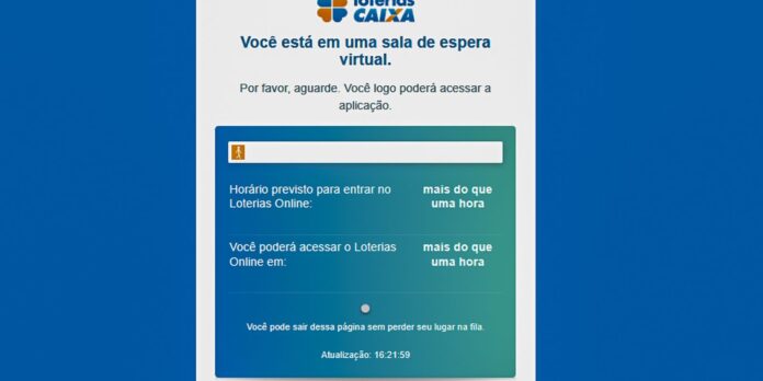 mega-da-virada:-site-loterias-caixa-tem-fila-de-espera-para-apostar