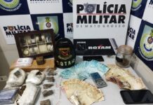 Rotam prende homem e apreende R$ 4,5 mil em dinheiro e porções de maconha