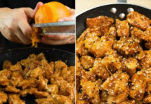 Frango ao molho de laranja