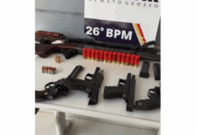 Polícia Militar apreende seis armas de fogo e prende suspeito por porte ilegal em Santa Rita do Trivelato