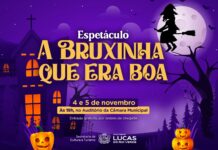 Cultura apresenta o espetáculo “A Bruxinha que Era Boa” nos dias 4 e 5 de novembro