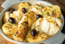 Bacalhau assado na airfryer