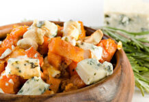 Abóbora com gorgonzola