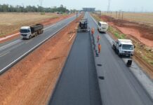 Nova Rota amplia desvio nesta quarta-feira (26.11) para avanço das obras de recuperação da BR-163 em Nova Mutum