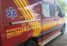 Corpo de Bombeiros atende duas ocorrências de acidente de trânsito em Lucas do Rio Verde