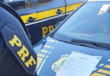 PRF cumpre mandado de prisão na BR-174 em Pontes e Lacerda