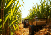 Brasil já moeu 525 milhões de toneladas de cana na safra atual; maior parte virou açúcar