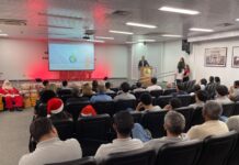 Evento natalino do MPMT reconhece trabalho de colaboradores terceirizados