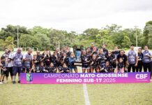 Ação conquista o título do Mato-Grossense Feminino Sub-17