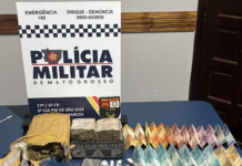 Polícia Militar prende dois faccionados por tráfico e apreende porções de drogas