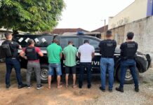 Polícia Civil prende irmãos e amigo envolvidos em homicídio ocorrido no último sábado em Nova Bandeirantes