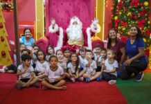 Magia do Natal encanta alunos das escolas municipais nas visitas à Vila Encantada de Lucas do Rio Verde