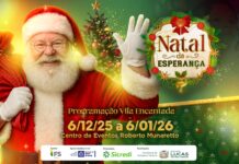 Abertura do Natal da Esperança 2025 será neste sábado (06) no Centro de Eventos Roberto Munaretto
