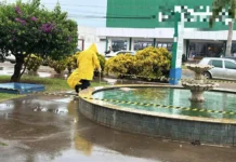 Corpo é localizado em chafariz e mobiliza forças de segurança em Lucas do Rio Verde