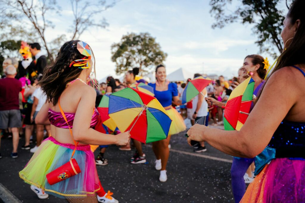 vibrant carnival celebration in brasilia streets