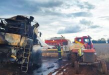 Corpo de Bombeiros combate incêndios em veículos em diferentes regiões do interior do Estado