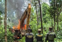 Funai e Ibama destroem 23 dragas e cinco escavadeiras em terras indígenas mato-grossenses