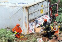 Corpo de Bombeiros atende vítimas de acidentes de trânsito em Campo Verde e Cáceres