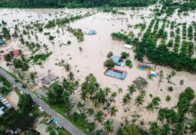 flood in village