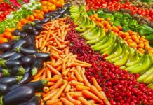 variety of fruits and vegetables