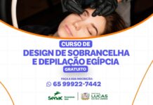 Prefeitura e Senac abrem inscrições para curso gratuito de design de sobrancelhas e depilação egípcia