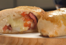 Pão de pizza caseiro