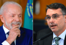 Logo após Datafolha, nova pesquisa mostra como está a disputa entre Lula e Flávio Bolsonaro para a presidência