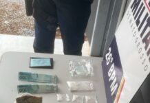 Polícia Militar prende suspeito com arma de fogo e drogas durante operação em Nova Mutum
