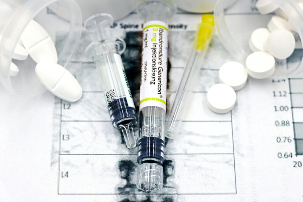 medical supplies and osteoporosis treatment exam