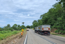 Tráfego na Serra de São Vicente flui em meia pista entre 11 e 13 de maio