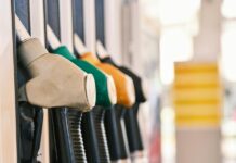 photo of gas pumps