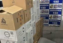 Polícia Militar prende homem com 14 caixas de produtos contrabandeados em Alto Araguaia