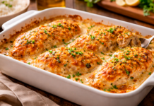 Peito de frango gratinado