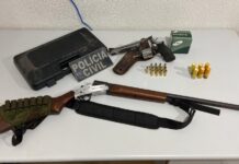 Homem que ameaçou matar irmã é preso pela Polícia Civil por posse irregular de arma de fogo