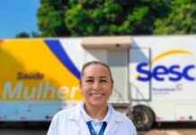 Água Boa recebe unidade móvel do Sesc Saúde Mulher a partir do dia 10 de junho