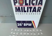 Polícia Militar apreende drogas e prende dois suspeitos por tráfico em Nova Mutum