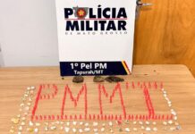 Polícia Militar apreende drogas e causa prejuízo de R$ 10 mil ao tráfico em Tapurah
