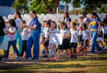 Lucas do Rio Verde realiza caminhada pela proteção de crianças e adolescentes