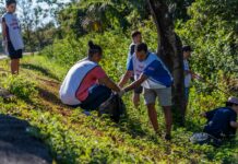 Mutirão recolhe 160 quilos de resíduos no Parque dos Buritis e Lago Ernani José Machado