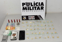Força Tática prende três pessoas e apreende porções de drogas em Tangará da Serra