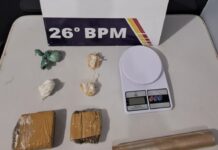 Adolescente é apreendido com drogas e materiais do tráfico em Santa Rita do Trivelato